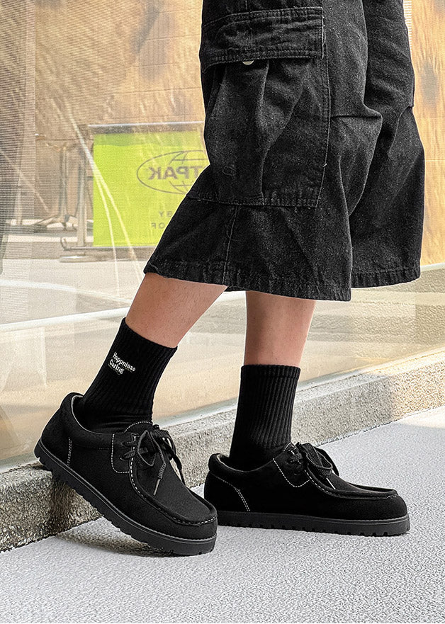 RUGGED SOLE SUEDEMOC TOE DERBIY SHOES BEDES4768