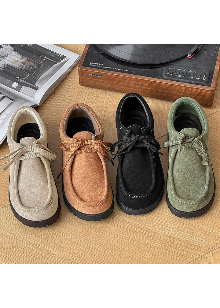 RUGGED SOLE SUEDEMOC TOE DERBIY SHOES BEDES4768