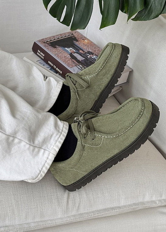 RUGGED SOLE SUEDEMOC TOE DERBIY SHOES BEDES4768