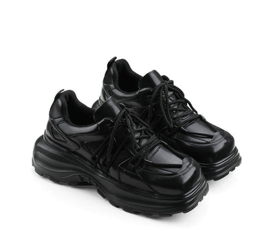 SQUARE TOE PLATFORM SHOES DES2356