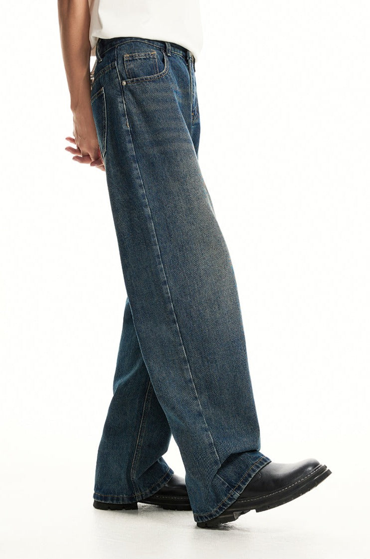 STRAIGHT WIDE DENIM PANTS VRDES2150