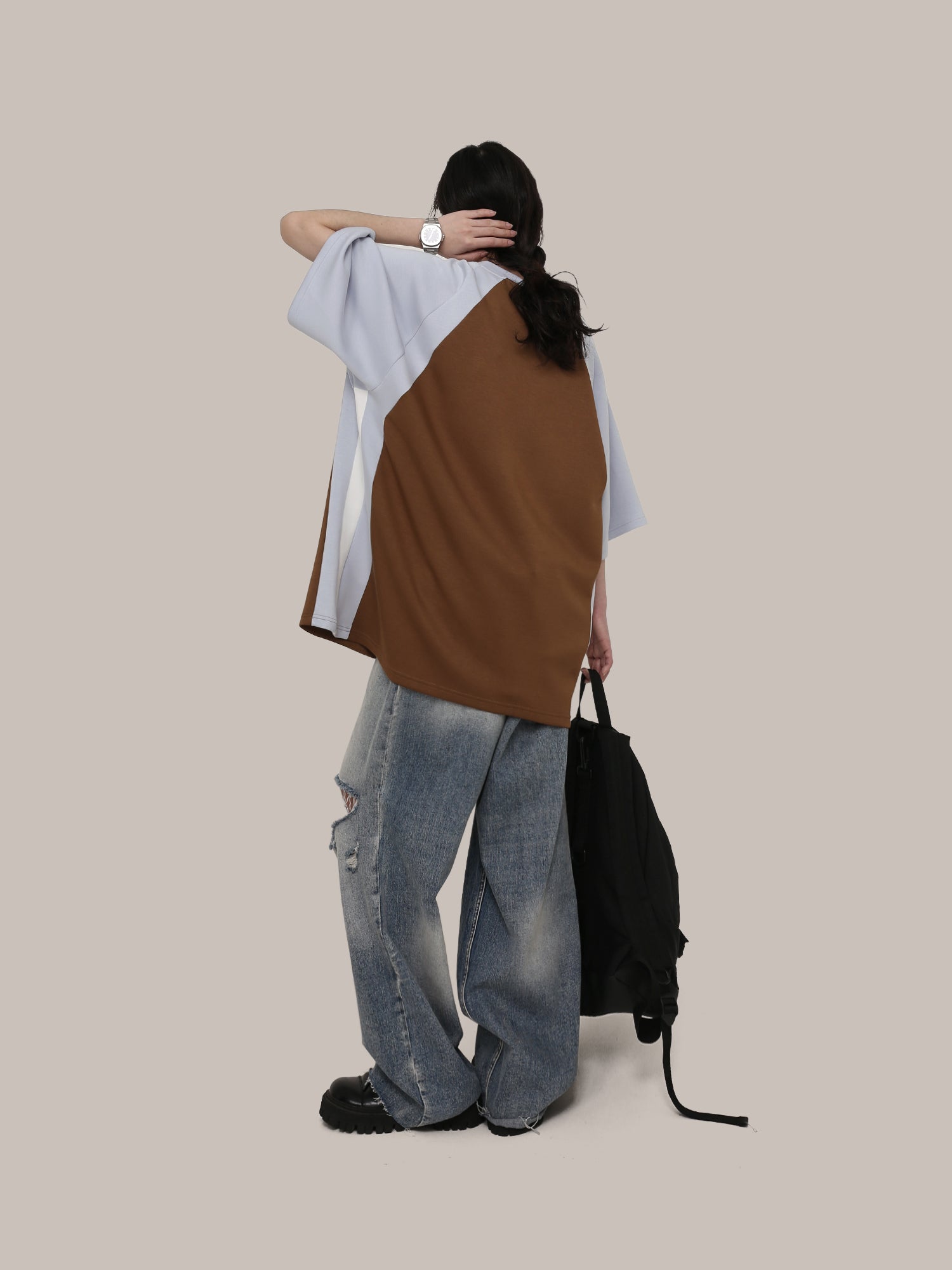 Plage Damaged デニム36 新品未使用 日本製 プラージュ Plage Damaged デニム （ネイビー） - ファッション